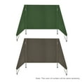 thumbnail image 2 of Tignapoo Versatile Outdoor Windbreak Canopy - Random Color, Ideal for Camping, Hiking, BBQs, and More, Durable Fabric with Easy Setup, Includes Ropes, Support Rods, and Stakes. Size: 160x60 cm., 2 of 6