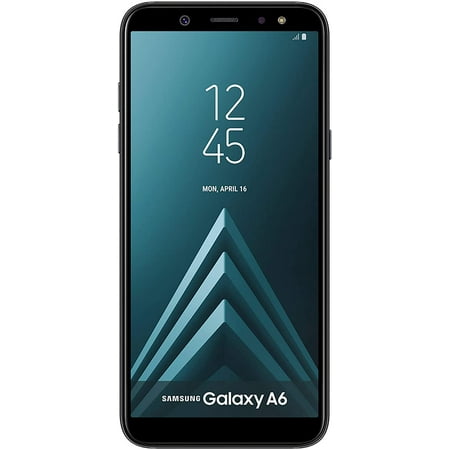 Restored Samsung Galaxy A6 32GB Fully Unlocked Phone Black (Refurbished)