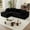Black, variant on GEMBED 108" Modern L-Shaped Modular Sectional Sofa for Living Room Comfy Cloud Couch with Deep Seat and Movable Ottoman, No Assembly Required, Black