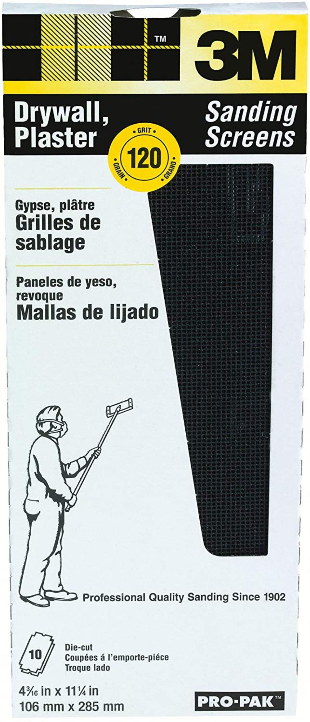 99438 Drywall Sanding Screens, Die cut drywall sanding screen By 3M