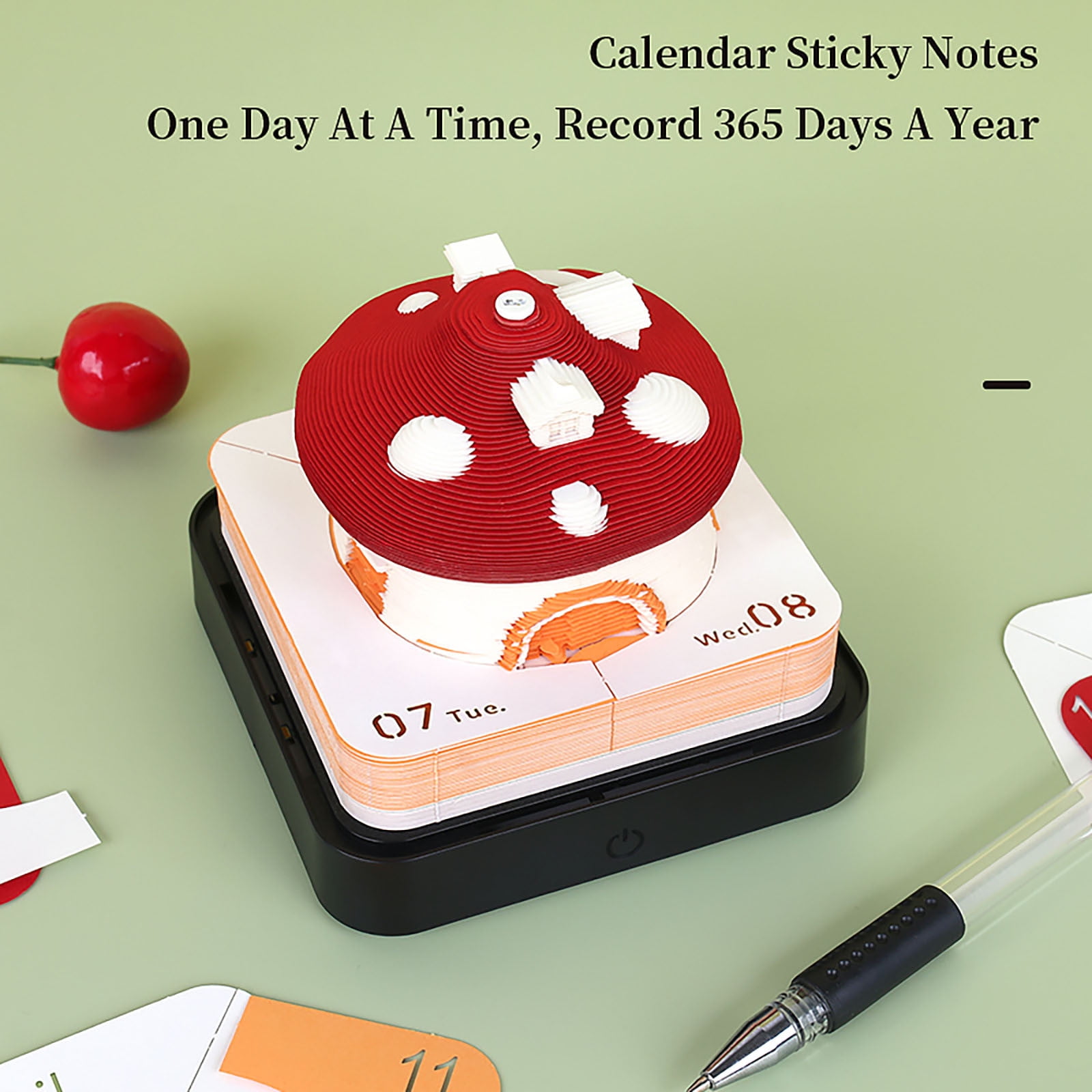 Time Piece Calendar 2026,Tear Away Calendar,3D Calendar 2026,3D Hand Torn Calendar,Tree House Paper Sculpture Calendar with Lights,for Note Taking,Decorative Ornament