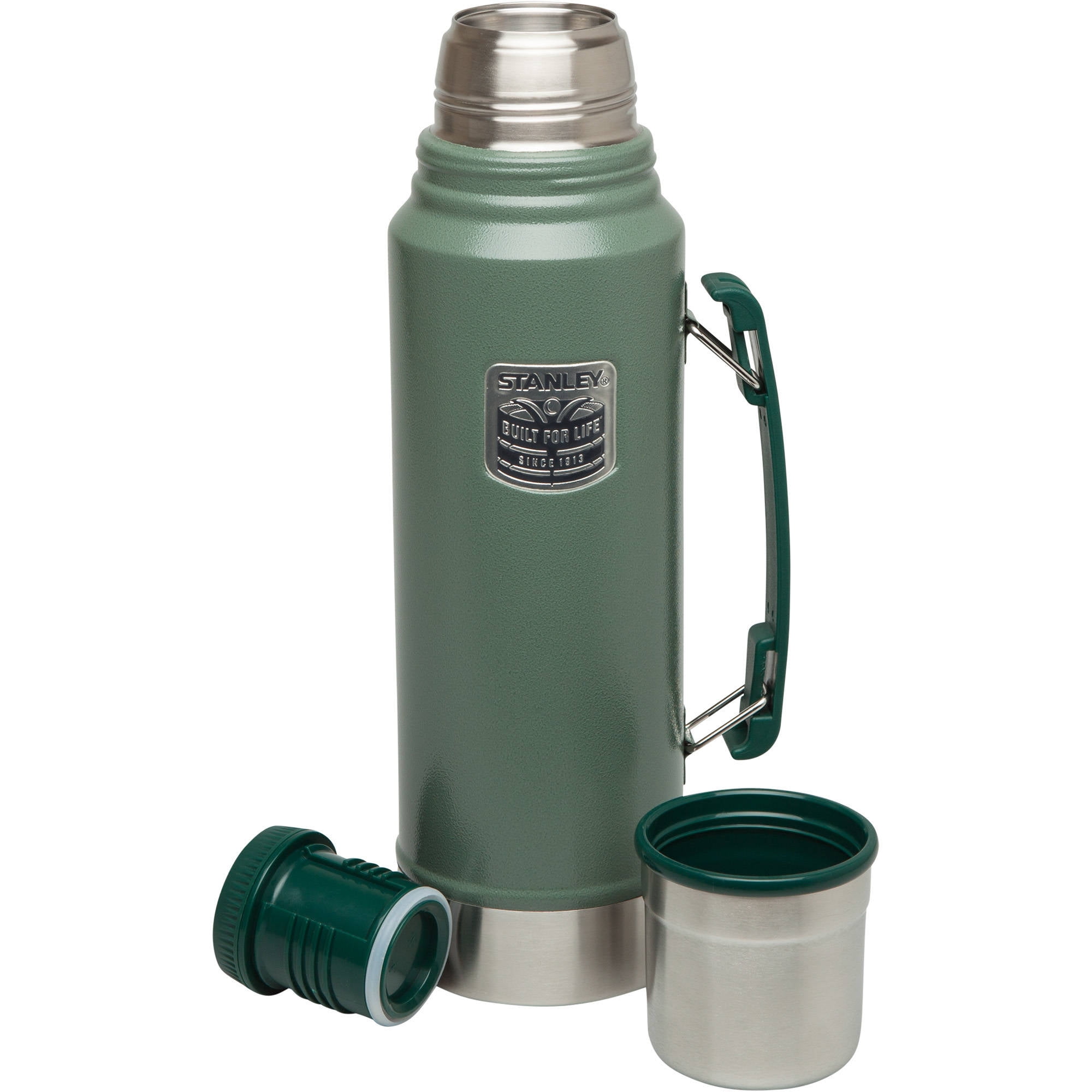 Stanley Thermos Vintage Green 1.1 Quart 1 Liter Vacuum Seal Bottle EN12546-1