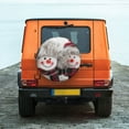 thumbnail image 6 of Naloa Christmas Snowman With Hat PVC Leather Spare Tire Wheel Cover for Car Truck SUV Camper Trailer Universal Fit many size15 inch, 6 of 6