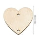 thumbnail image 2 of Yuarrent Colgante de rodajas de de 100 piezas, corazón de estrella en blanco con agujero, recorte de Natural, artesanías hechas a mano Kits y herramientas para tallar corazón 38 mm Yuarrent HA059723-06B, 2 of 6