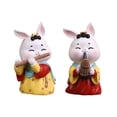 thumbnail image 2 of 2 Estatuas De Conejo, Figuritas De Conejo, , Juguetes Para Decoración Del Hogar Macarena Escultura de conejo, 2 of 8