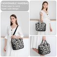 thumbnail image 6 of OBREWU Leopard Print Pattern Women's Insulated Leakproof Large Lunch Bag, Oxford Cloth, 6 of 7