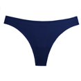 thumbnail image 1 of TrowBridge-bragas lisas simples para mujer, Tanga Sexy sin costuras, ropa interior para niña, lencería amigable con la piel, calzoncillos de satén de seda, 1 of 4