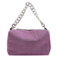 thumbnail image 5 of La versión coreana de moda popular de este año del bolso pequeño con cadena de diamantes de las celebridades de Internet para mujeres 2025 primavera nuevo bolso cruzado versátil para mujeres, 5 of 5