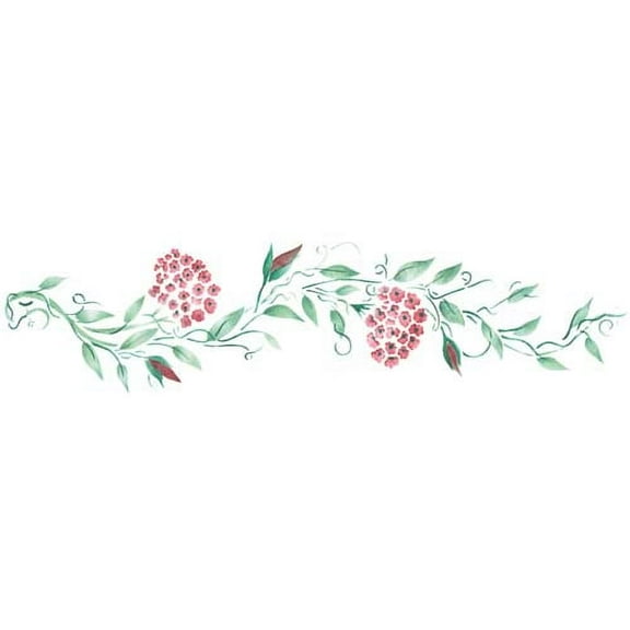 Floral Vine Wall Stencil SKU #2815 by Designer Stencils