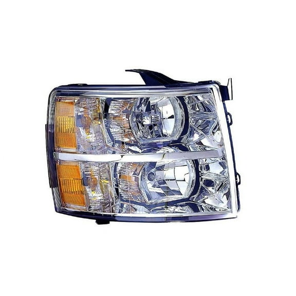 Depo 335-1145R-AC Headlight, Rh, Chrome Housing, Clear Lens, Capa Certified