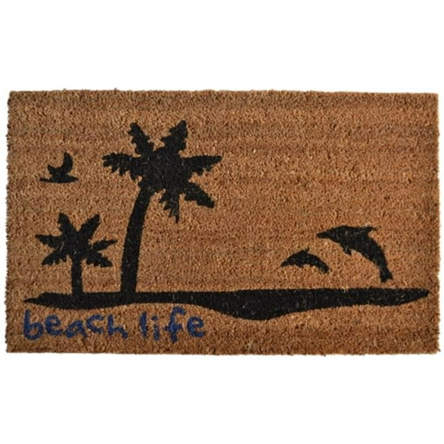 Imports Decor 517PVC Paillasson de Vie à la Plage