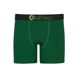 Ethika Men's Mid Boxer Briefs – Native Orange Style | Soft & Stretchy Underwear For Everyday Comfort