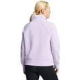thumbnail image 2 of Women's Under Armour Rival Fleece Textured Half Zip Top Color: Black Size: X SMALL, 2 of 4
