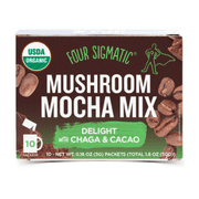 Four Sigmatic - Mushroom Mocha Mix - Delight w/ Chaga & Cacao - 10 ct (individual packets) - 50g