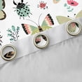 thumbnail image 4 of Homewish Kawaii Ladybug Insect Curtains Pack of 2 (42x84 Each) for Kids, Butterfly Dragonfly Curtains Blackout, Cartoon Flower Plant Bedroom Curtains, Window Curtains Decor, 4 of 6