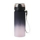 thumbnail image 2 of Botella de agua de plástico de gran capacidad con degradado | Vaso deportivo portátil de 600 ml y 800 ml con correa | Tapa con un solo botón y diseño a prueba de fugas para hombres, mujeres y e, 2 of 5