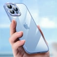 thumbnail image 6 of TECH CIRCLE Compatible for iPhone 13 Pro Max 6.7 Inch Case, Luxury Bling Crystal Camera Lens Rhinestone Sparkly Clear Case for Women Girls Shockproof Camera Protective Cover - White, 6 of 9