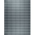 thumbnail image 2 of EORC Gray Transitional Geometric Reversible Plaid Area Rug, 2 of 7