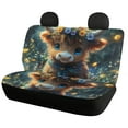 thumbnail image 6 of Pzuqiu Highland Cow in Forest Car Seat Covers Set Breathable Front and Rear Split Bench Seat Covers Full Surround Automotive Vehicle Cushion Cover for Cars Truck Vans Universal Fit Set, 6 of 7