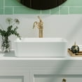 thumbnail image 3 of DeerValley DV-1V031 White Ceramic 19in Rectangle Vessel Sink, 3 of 12