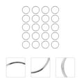 thumbnail image 4 of Shisuyan Metal Rings Zinc Alloy 20Pcs 0.4X1.3In, 4 of 8