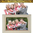 thumbnail image 2 of Pintura de diamante personalizada para foto familiar, punto de cruz, diamantes de imitación cuadrados completos, mosaico de diamantes 5d DIY, regalo de bordado de diamantes, 2 of 4