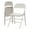 Beige, 2 pack, variant on 2/4 Pack Folding Chairs, Outdoor Metal Folding Chairs, Durable Steel Frame, Heavy Duty Foldable Commercial Seating for Picnic, Party, Patio