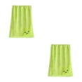 thumbnail image 2 of yingyy 1/2/3/5 Kids Towel Portable Solid Color Cartoon Rectangular Replacement Water Absorbent Toddler Newborn Towels Washcloth Random Color 2PCS, 2 of 6