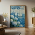 thumbnail image 6 of Vintage New Yorker Sailing Poster Canvas Wall Art  Nautical Cityscape Decor, 6 of 10