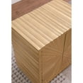 thumbnail image 4 of Lacy Gold Rectangle Wood Side Table, 4 of 8