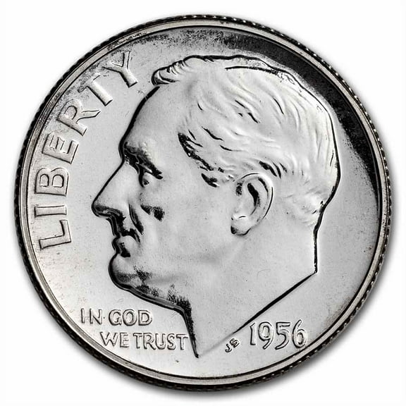 1956 Roosevelt Dime Gem Proof