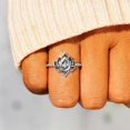 thumbnail image 3 of Anillo de plata de ley "Sin barro ni loto" para esposa, regalo de aniversario, cumpleaños, joyería para mujer, 6 unidades, color blanco, 3 of 5