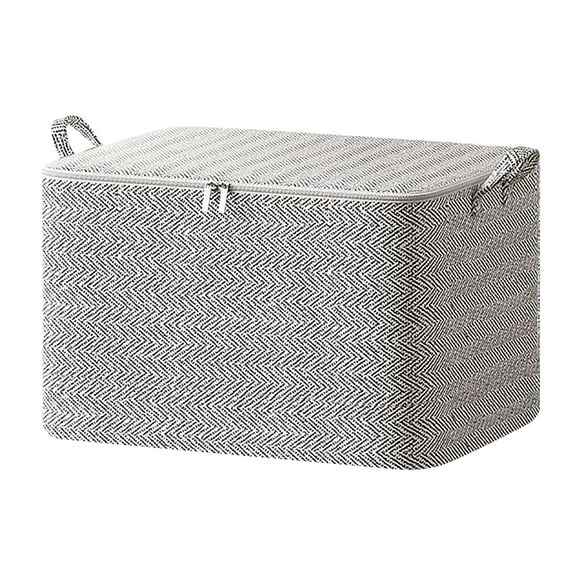 Organization and Storage Storage Bags Portable Non Woven Zipper Storage Bag Clothes Storage Foldable Closet Organizer Storage Containers