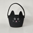 thumbnail image 1 of Feltree Halloween Candy Rope Basket for Kids - Cute Pumpkin Design Treat Bucket with Handle, Durable and Reusable for Trick or Treating, Storage Organizer Gift Basket, 1 of 6
