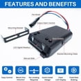 thumbnail image 4 of TAPDRA 8507111 Trailer Brake Controller Time Delayed Braking Force For 1-4 Axles 2-8 Brakes Vehicle Towing System Components, 4 of 10