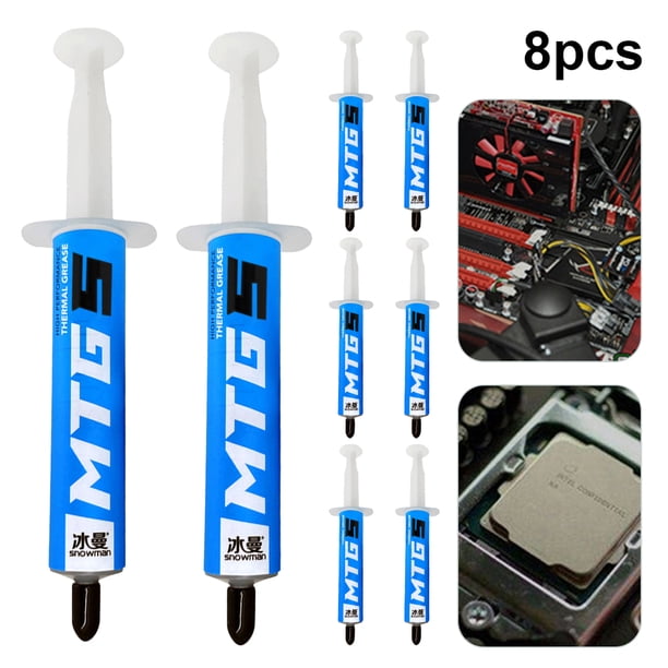 Pasta Grasa Conductora Térmica para Yeso Disipador Calor CPU Procesador (5 G)