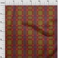 thumbnail image 2 of oneOone Silk Tabby Fabric Tartan Check Print Fabric BTY 42 Inch Wide, 2 of 4