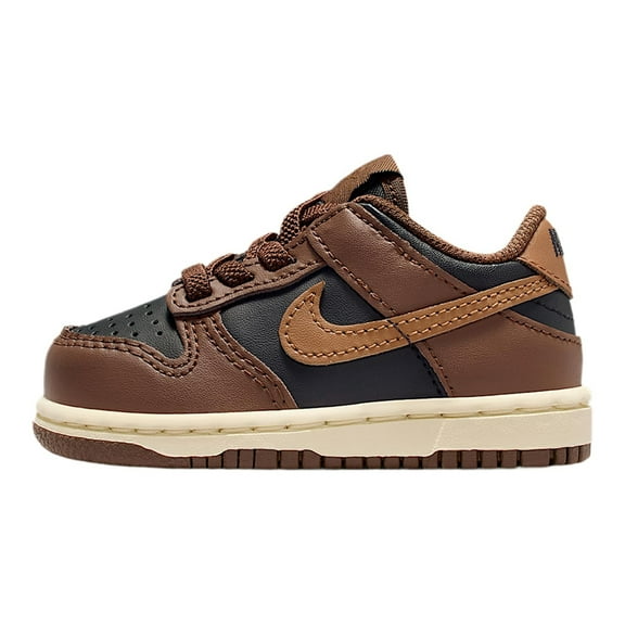 Toddler's Nike Dunk Low Black/British Tan-Cacao Wow (FB9107 006) - 10