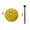 Yellow, variant on Rain Drum for Outside, Upgraded Non Waterlogging Rain Drum for Outside Garden when It Rains, 3 Inches 6 Notes Steel Tongue Drum Rain Chime, Mini Outdoor Rain Drum Instrument