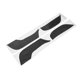 thumbnail image 2 of 4Pcs/Set Carbon Fiber Door Anti Kick Pad Sticker Protective Decals Replacement for Tesla Model 3, 2 of 5