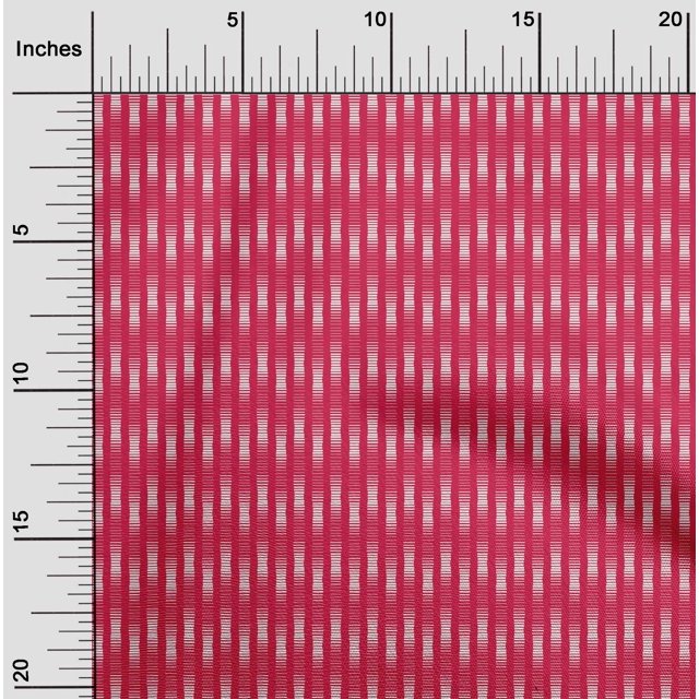 oneOone Polyester Lycra Fabric Stripe Geometric Print Fabric BTY 56 Inch Wide