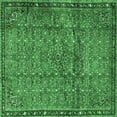 thumbnail image 1 of Ahgly Company Indoor Square Persian Emerald Green Traditional Area Rugs, 6' Square, 1 of 4