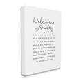 thumbnail image 2 of Stupell Industries Welcome Home Quote Simple White Typography, 24 x 30, Design by Susan Ball, 2 of 5