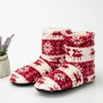 thumbnail image 6 of Christmas Slippers House Shoes for Women Fluffy Soft Cozy Bedroom Cartoon Plush Cute Slippers for Indoor Outdoor Use, 6 of 7
