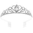 thumbnail image 1 of Crown Headpiece Tiara Hair Comb Rhinestone Crown Tiara Headband For Wedding, 1 of 8
