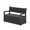 Black, variant on Bifanuo 70 Gallon Storage Bench Deck Box for Patio Furniture with Armrest Bench Outdoor Storage Water-Resistant Deck Box for Garden Tools,Pool Storage and Outdoor Cushions,Grey