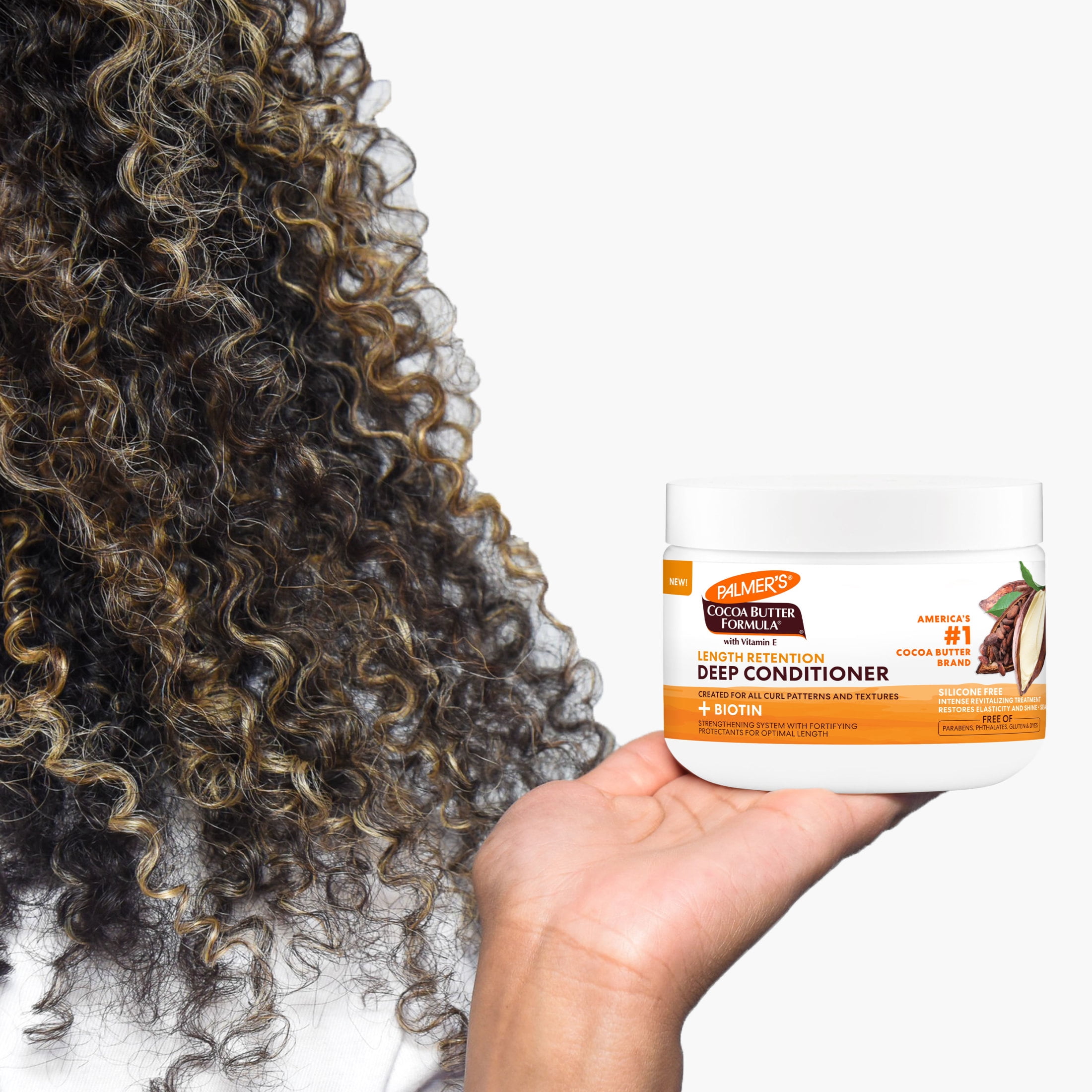 (2 pack) Palmer's Cocoa Butter & Biotin Length Retention Deep Conditioner 12 oz Jar