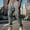 c01Gray, variant on Mens Fleece Cargo Sweatpants Fall and Winter Heavyweight Elastic Waist Pants with Pockets Baggy Drawstring Jogger Pants Blue XL