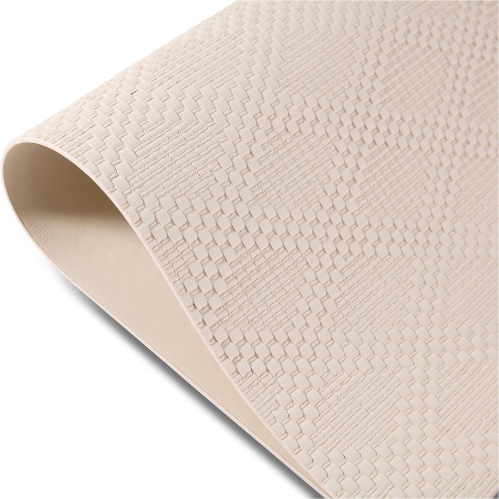 Ala Carte by Dainty Home Basel Diamond Textured Faux Leather Placemats – Set of 4, Reversible, Non-Slip, Washable, Heat & Tear Resistant – 12x18 in Dining Table Mats