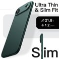 thumbnail image 2 of JETech Slim Case for iPhone Air 6.5-Inch, Ultra-Thin Lightweight Minimalist Phone Cover with Camera Lens Protection, Matte Anti-Fingerprint Finish (Midnight Green), 2 of 6